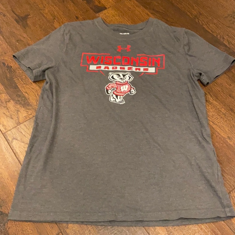 Boys Under Armour Badgers T-shirt